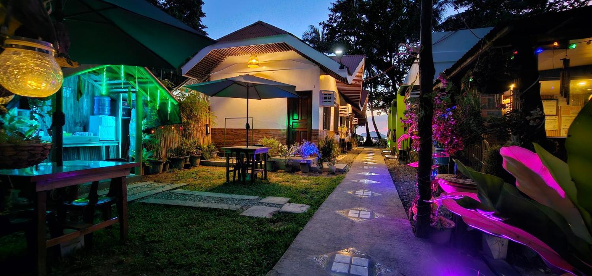 Mina Grande Beach Cottages Эль-Нидо Экстерьер фото